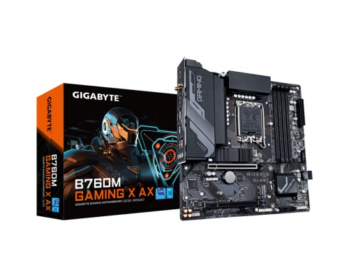 PLACA BASE GIGABYTE B760M GAMING X AX 1.2 1700 MATX 4XDDR5